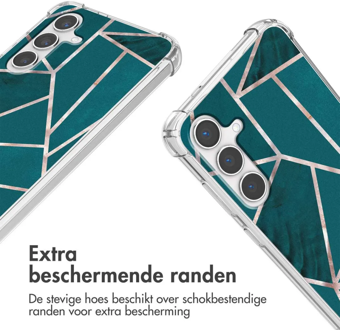 Imoshion Hoesje Samsung Galaxy S24 Plus - Petrol Green Graphic