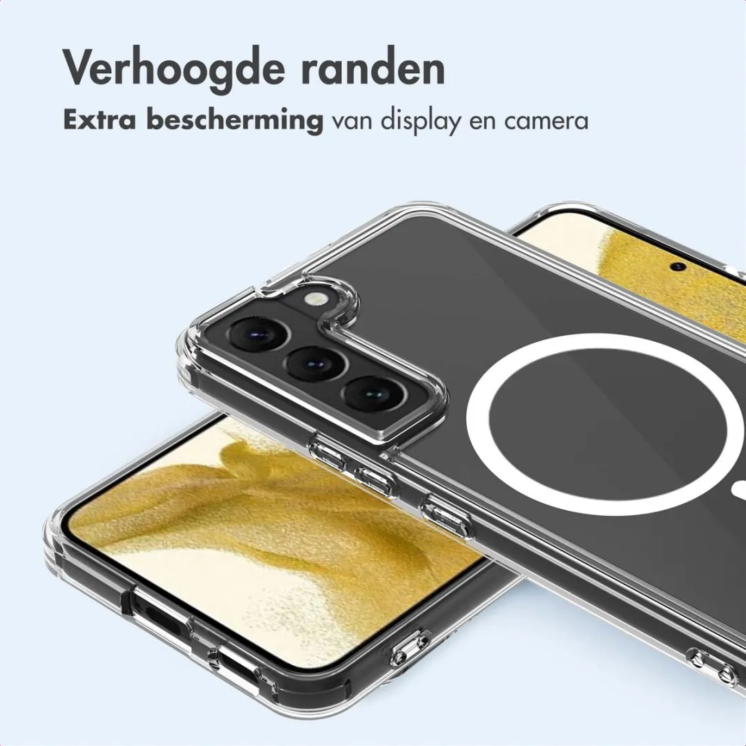 Imoshion Hoesje Samsung Galaxy S22 - Magnetische Ring - Transparant