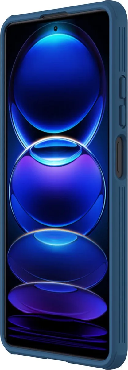Nillkin CamShield Xiaomi Redmi Note 12 Pro/Poco X5 Pro Hoesje - Blauw
