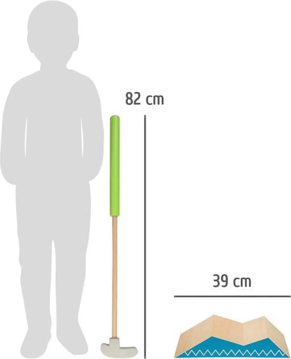 Small Foot Minigolf Set Active - Verschillende kleuren