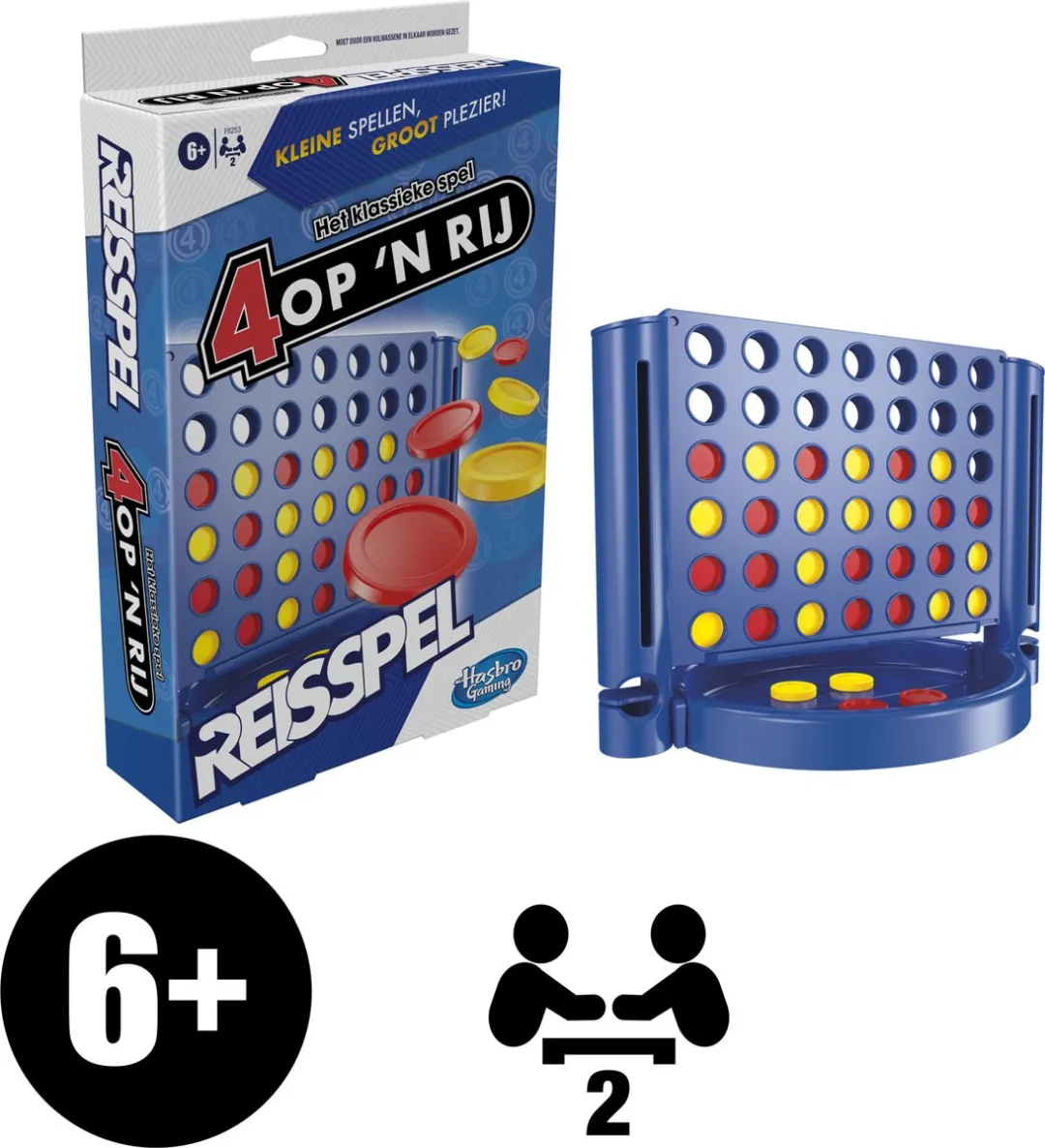 Vier op 'n Rij - Reisspel - Hasbro Gaming