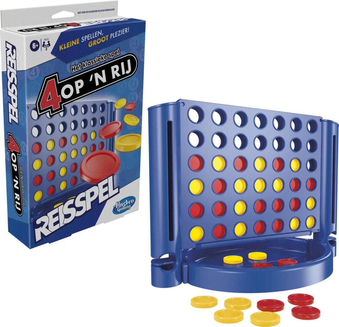 Vier op 'n Rij - Reisspel - Hasbro Gaming