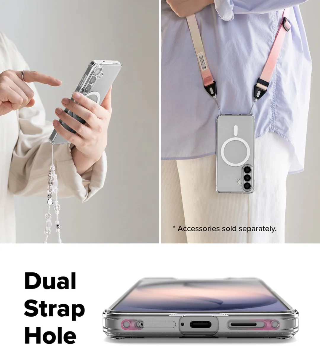 Ringke Fusion Magnetic Hoesje Samsung Galaxy S26 - Matte Transparant