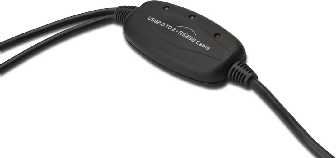 Digitus DA-70158 USB naar Serieel Adapter 2x DB9 - 1.20m - Zwart
