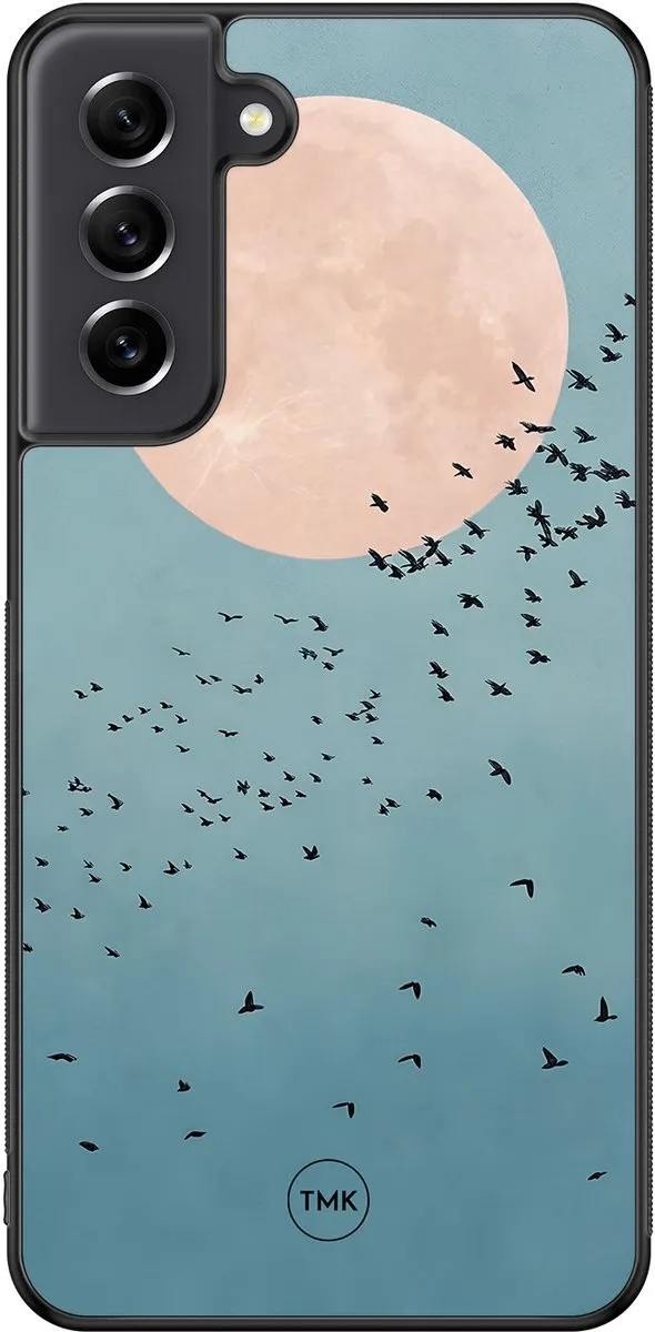 Casevibes Galaxy S21 FE Moon Birds Hoesje