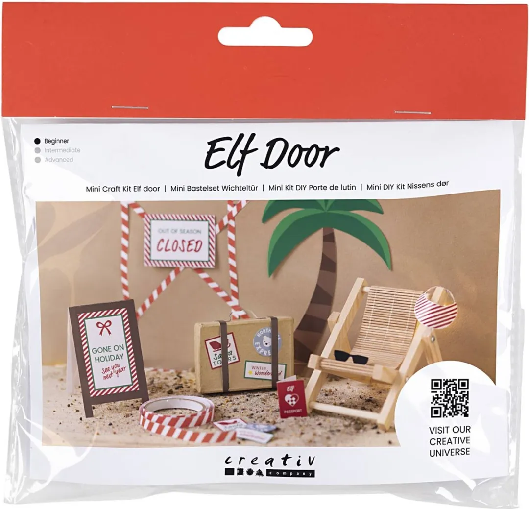 Creativ Company Mini Hobbyset Kabouterdeur Op Vakantie