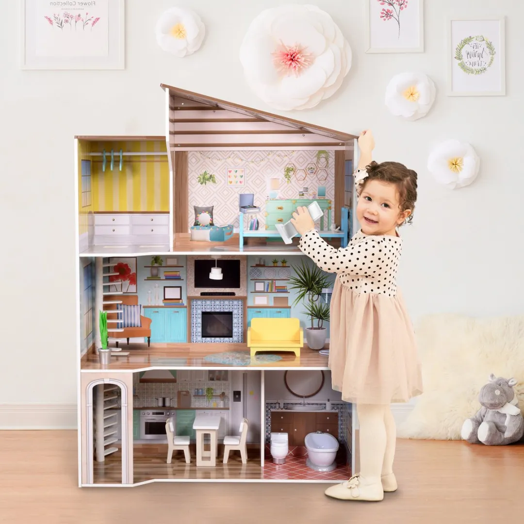 Teamson Kids Poppenhuis Accessoires - 17 Stuks - Veelkleurig
