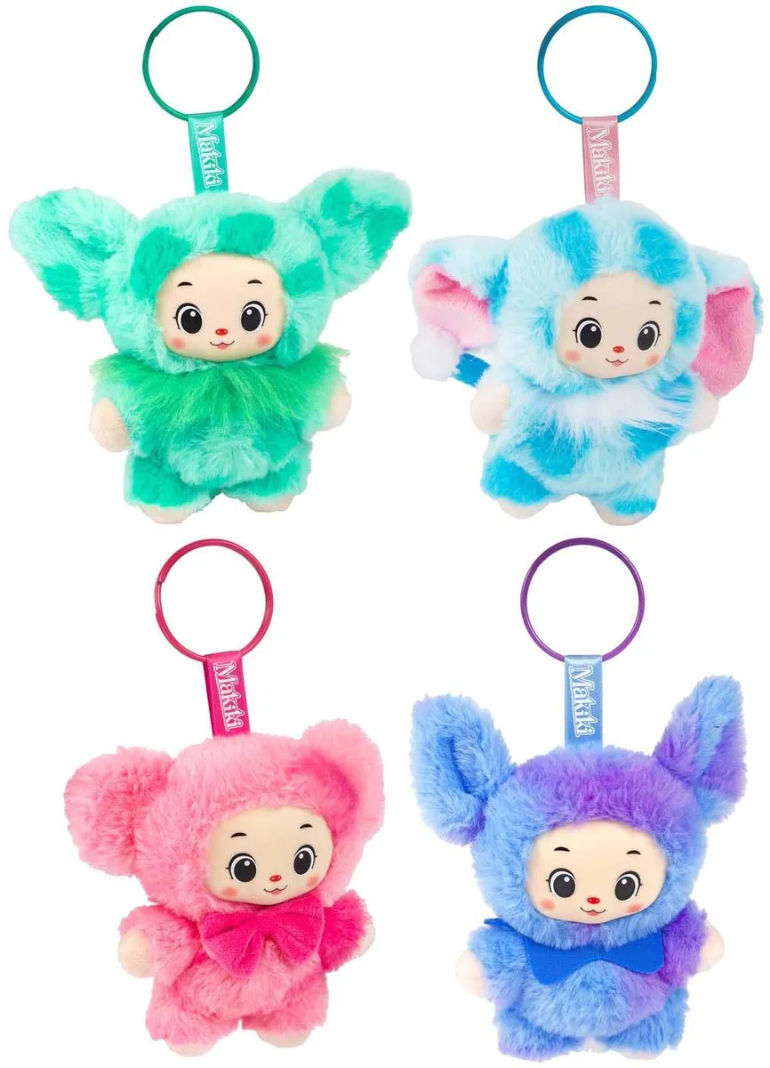 Toi-Toys Makiki Sleutelhanger - 15cm - Multicolor