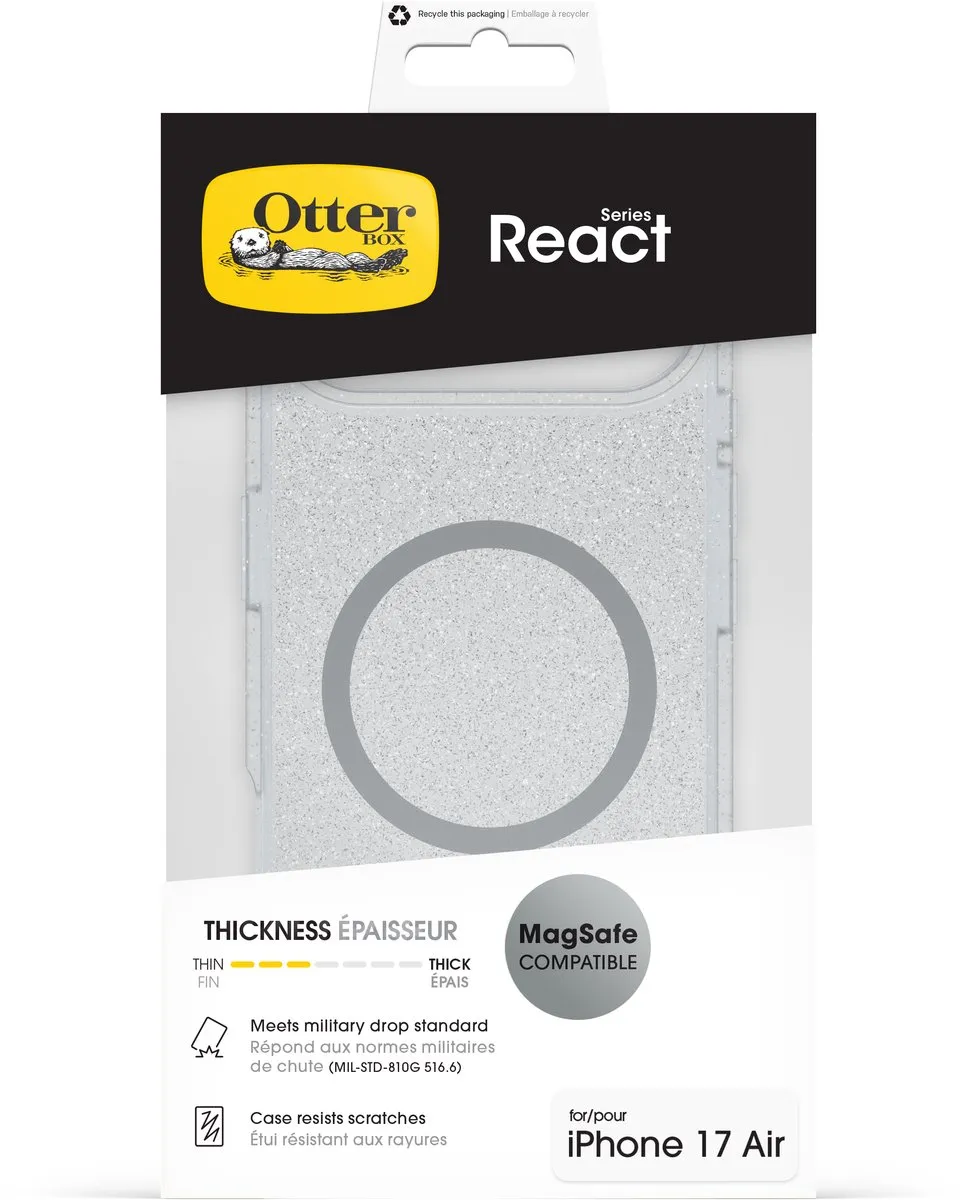 OtterBox React MagSafe 77-99279 - iPhone Air Hoesje - Transparant - afbeelding 6 van 6