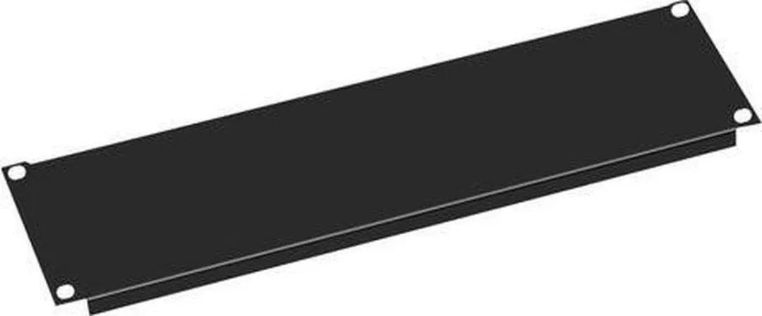 Value 19" Blindpaneel 3HE - Zwart