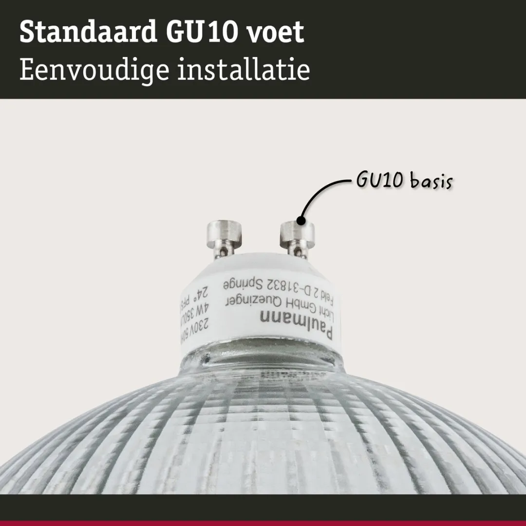 Paulmann LED Reflector QPAR111 GU10 Set 3x4W 2700K - 3 Stuks