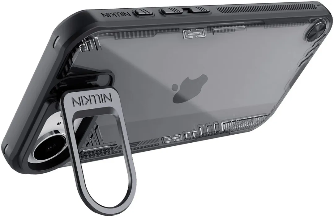 Nillkin Iceblade Prop Case iPhone 16E - Zwart - afbeelding 5 van 6