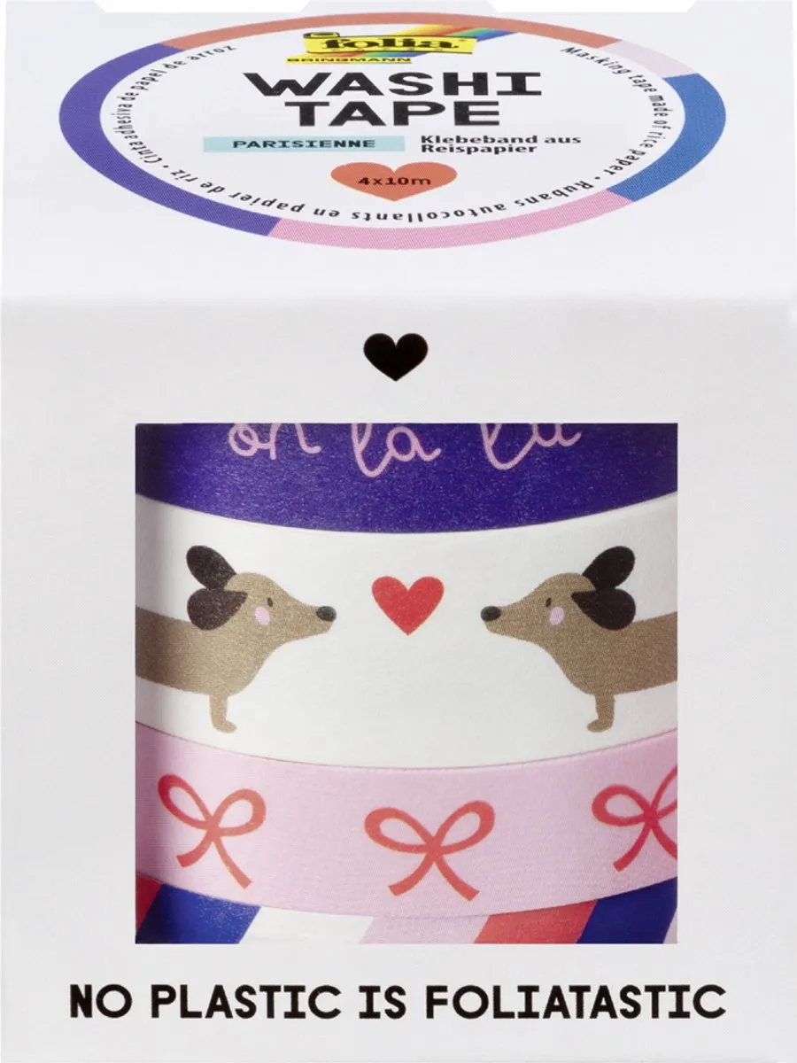 Folia Decoratieve Washi Tape 'PARISIENNE'