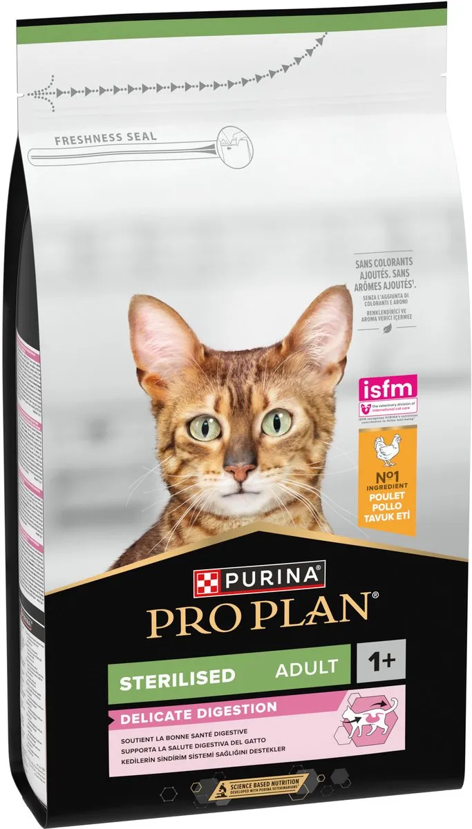 Pro Plan Adult Sterilised Delicate Digest Kattenvoer - 6x1,5kg