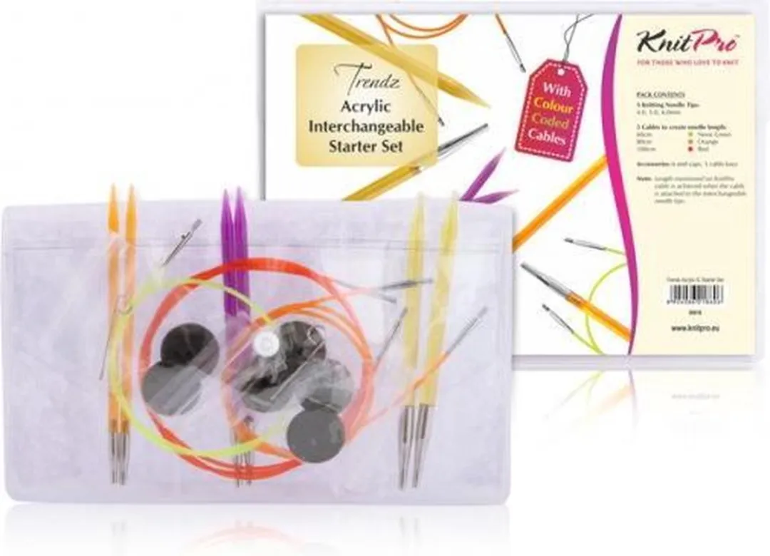 KnitPro Spectra Trendz Acryl Starterset - Multicolor