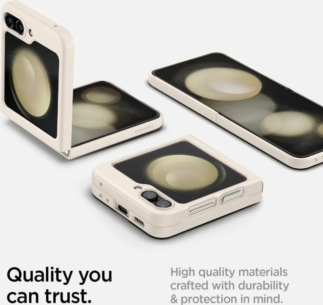 Spigen Air Skin Hoesje Galaxy Z Flip 5 ACS06231 - Geel - afbeelding 6 van 6