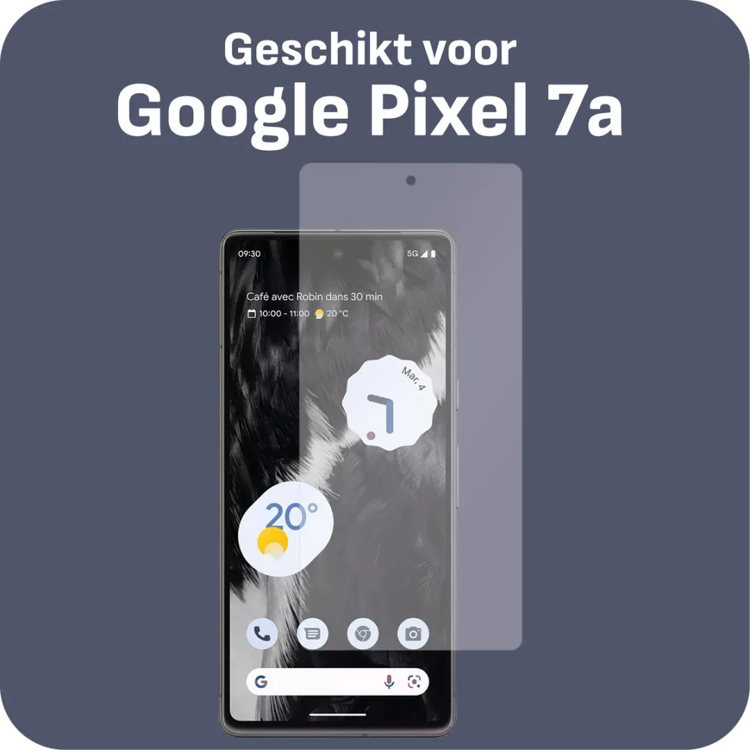 Just in Case Cazy Screenprotector Google Pixel 7A - 1 Stuk Transparant - afbeelding 4 van 6