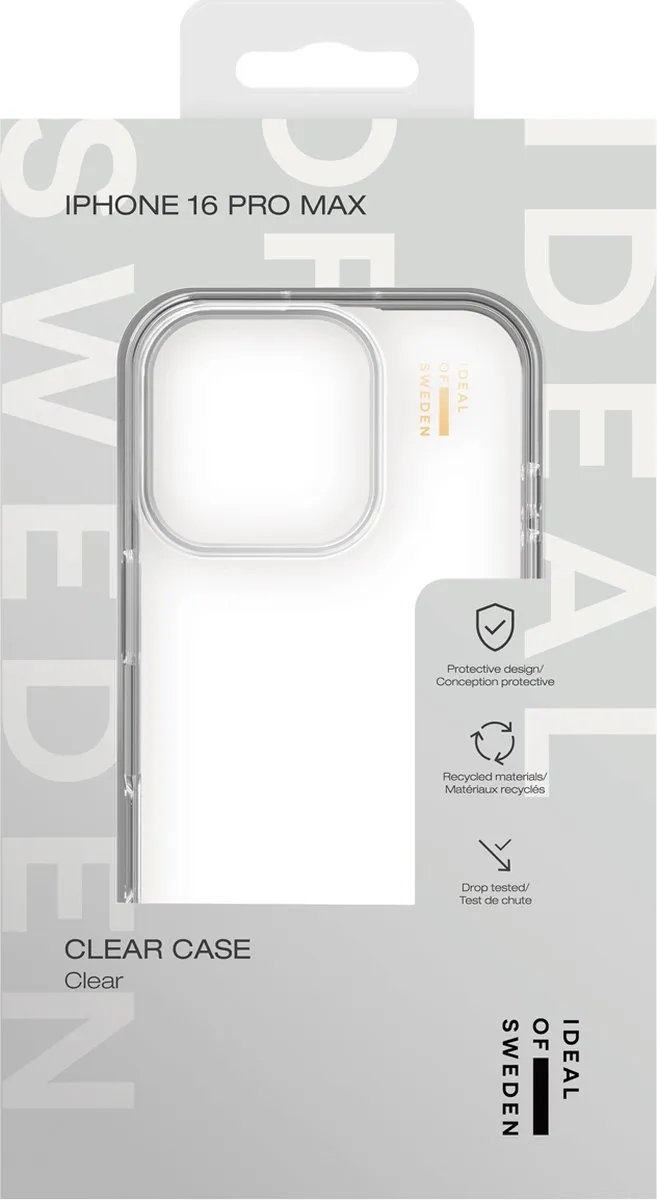 iDeal of Sweden Clear Case iPhone 16 Pro Max - Transparant IDCLC-I2467P-471