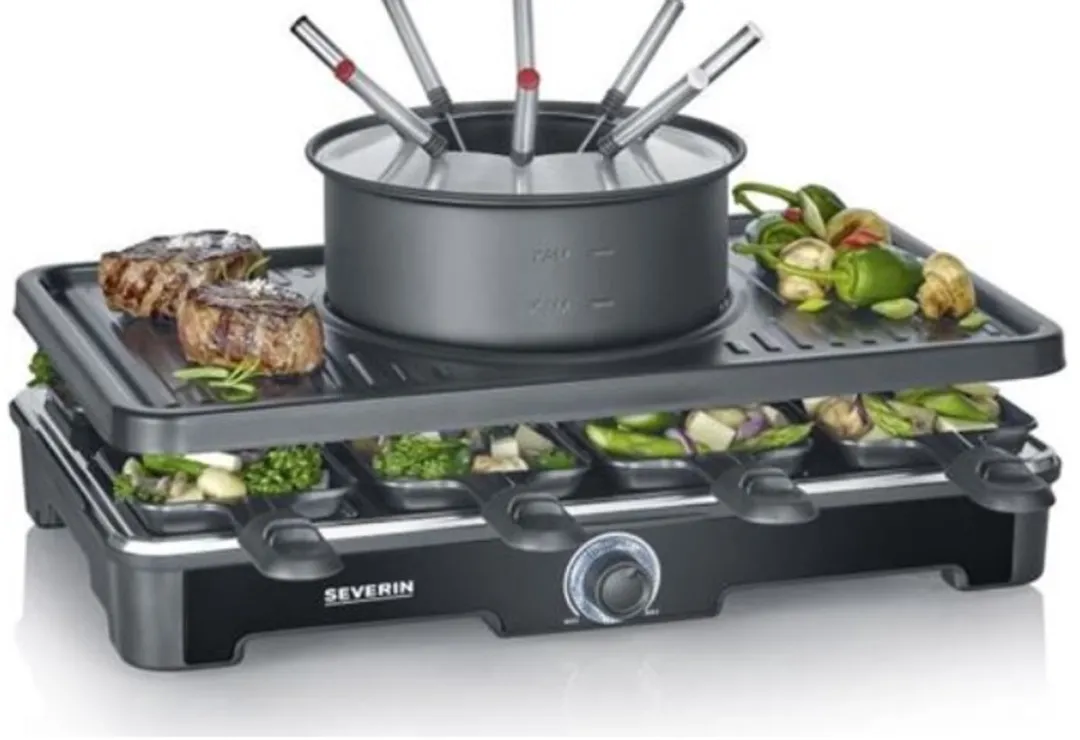 Severin RG 2347 2-in-1 Gourmetset Fonduepan