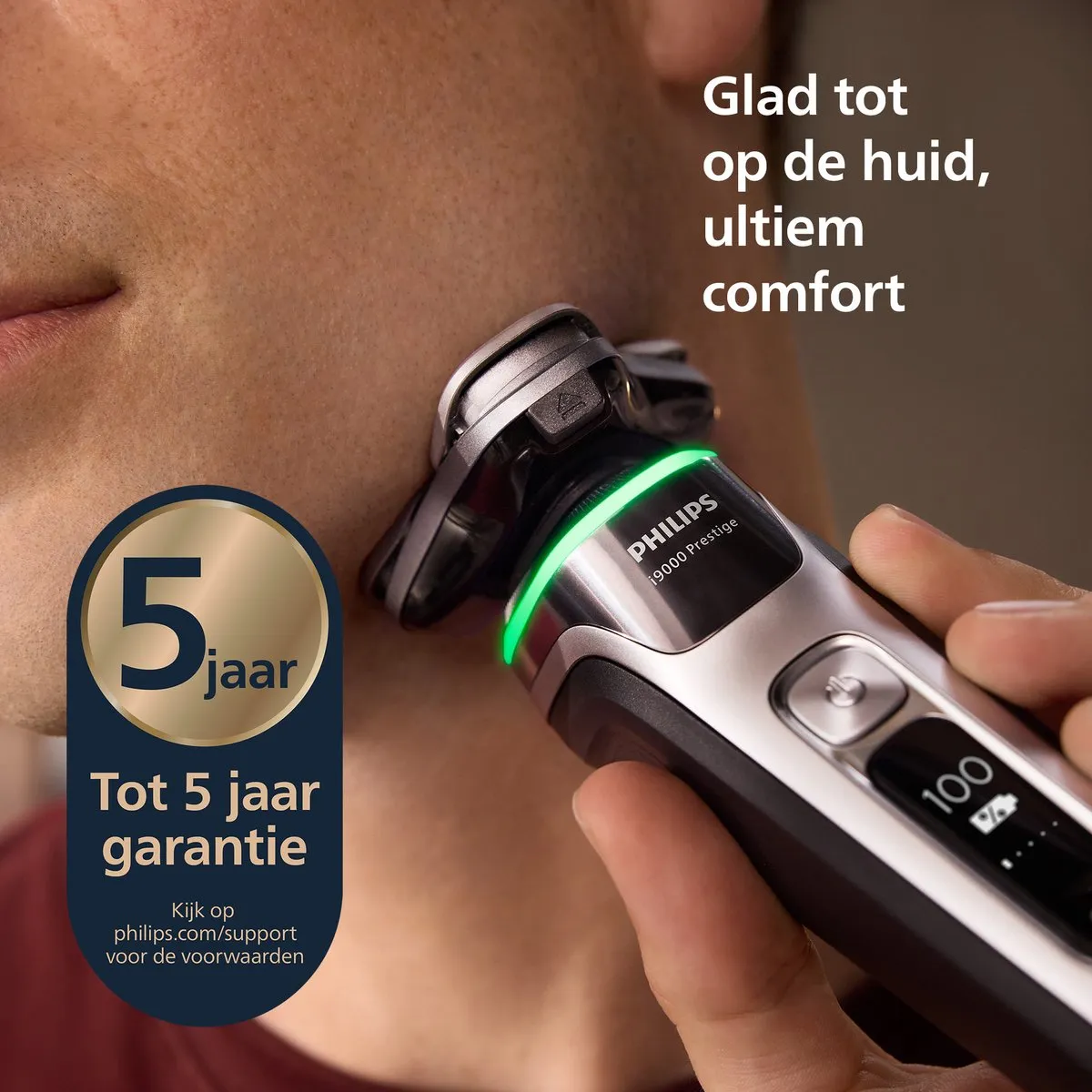 Philips Shaver i9000 XP9204/10 Elektrisch Scheerapparaat - Zilver - afbeelding 6 van 6