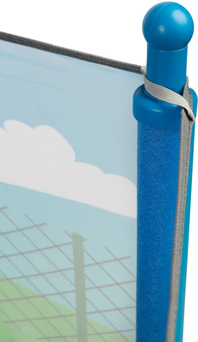 Mini Trampoline Met Veiligheidsnet - Race Thema - Trampolines Voor Kinderen - Peuter Buitenspeelgoed - Kindertrampoline - Ø 100 CM