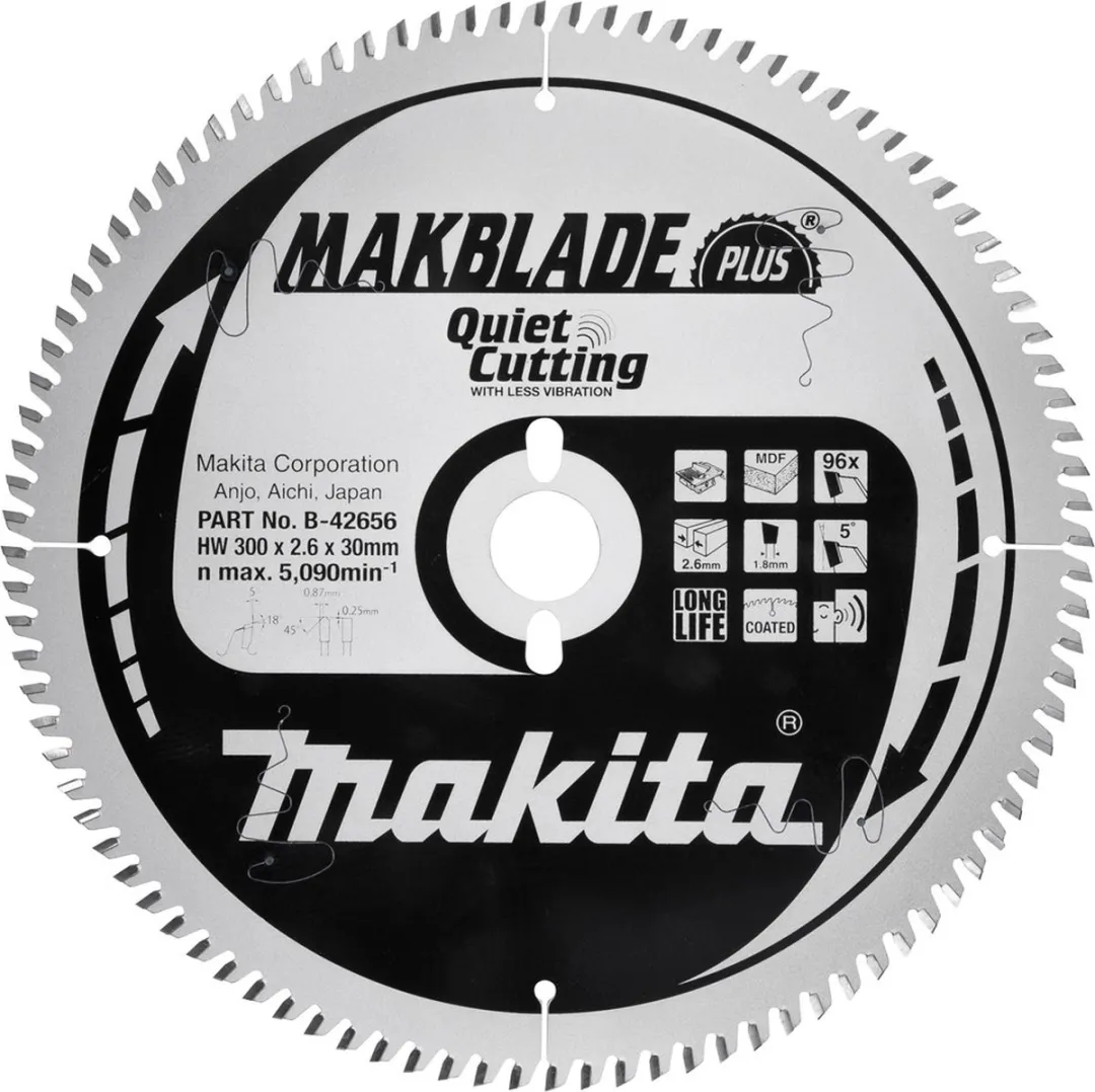 Makita Makblade-Plus B-42640 Tafelzaagblad 250mm