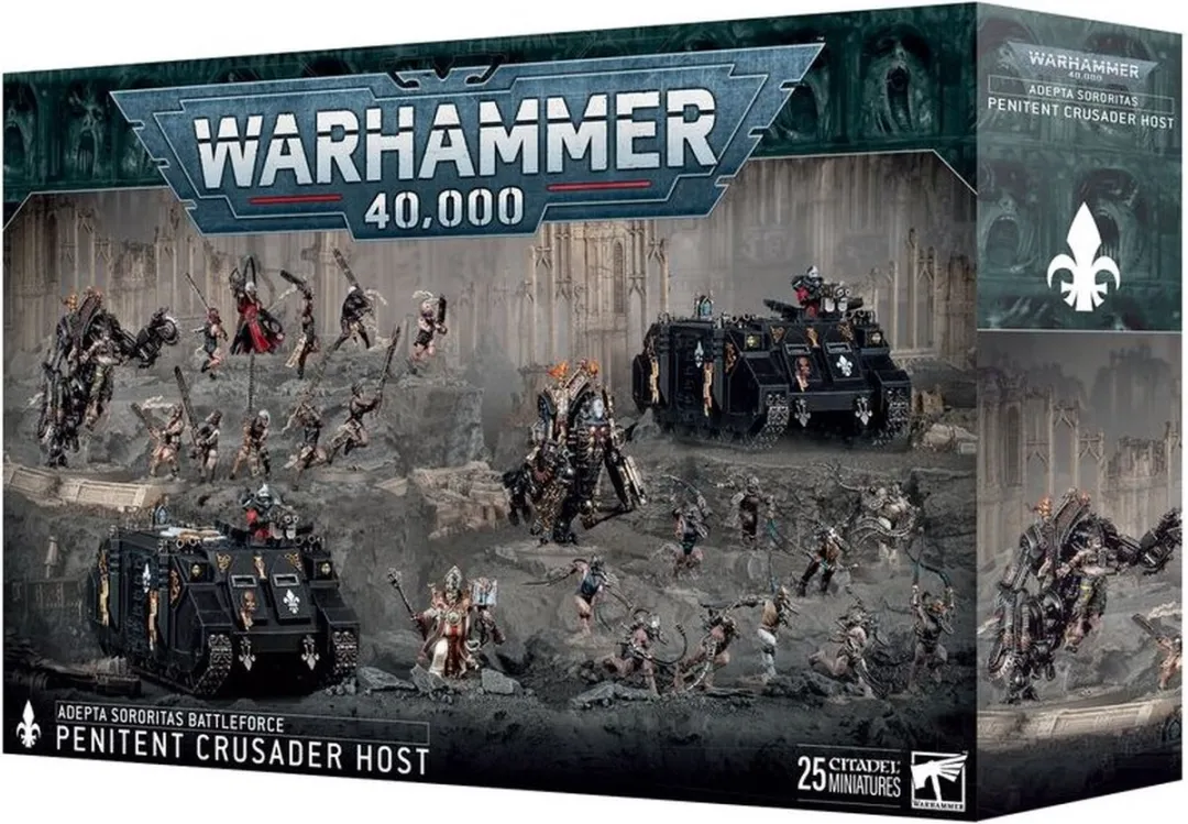 Games Workshop Warhammer 40K Adepta Sororitas Battleforce Penitent Crusader Host