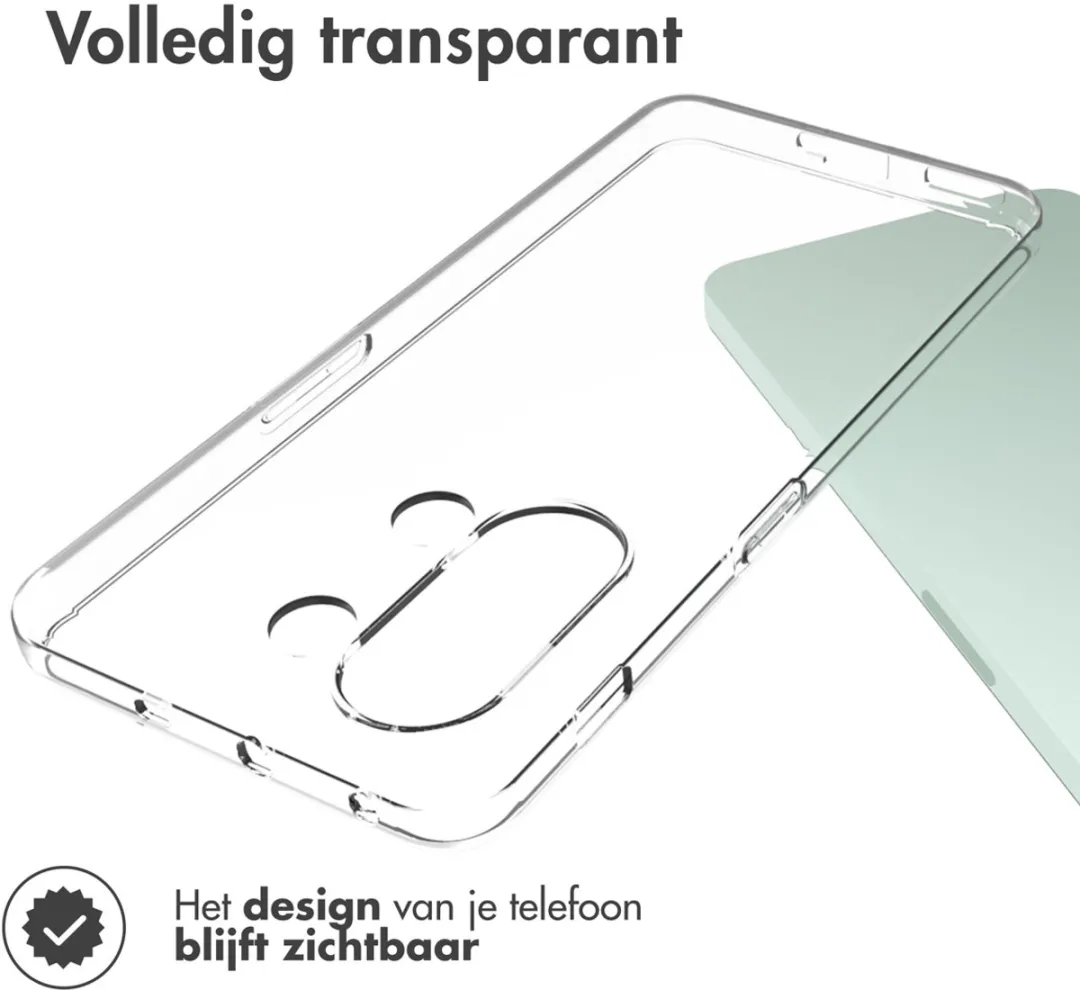 Accezz Hoesje OnePlus Nord 3 - Transparant