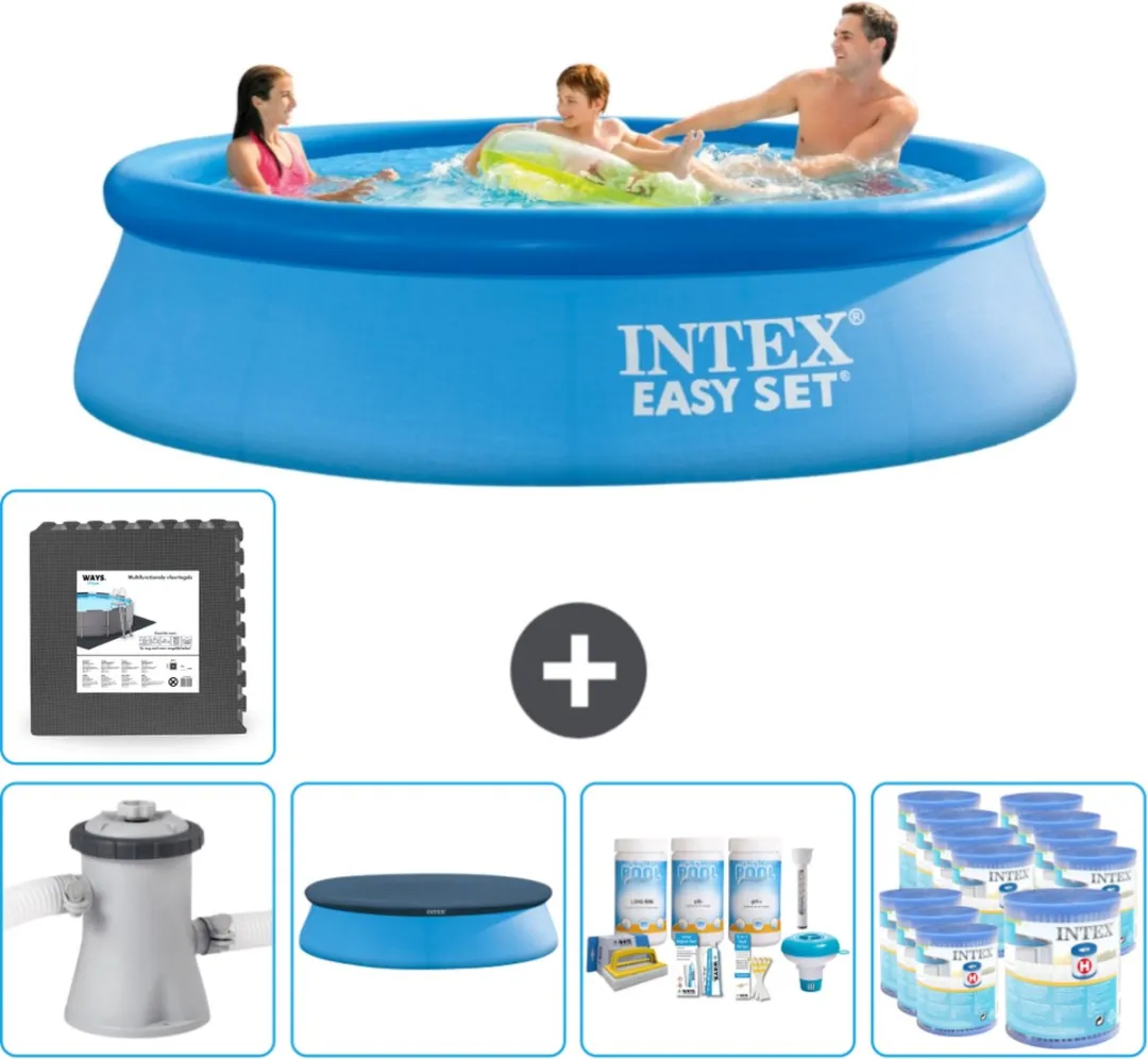 Intex Easy Set Zwembad 305x76cm - Blauw - 3853L