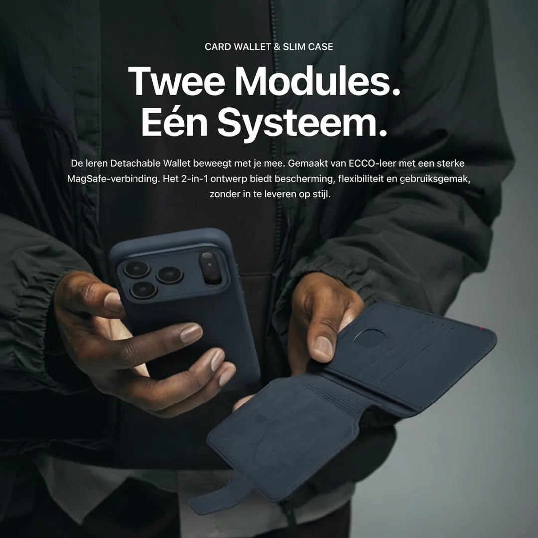 Decoded DDCW-17PM-NV Hoesje iPhone 17 Pro Max - Navy Blauw