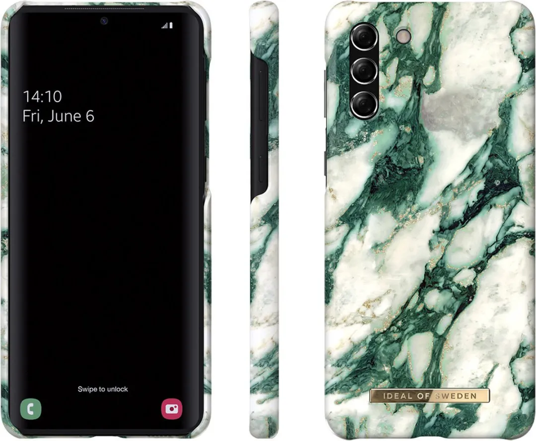 iDeal of Sweden Galaxy S21 Plus Hardcase Calacatta Emerald Marble
