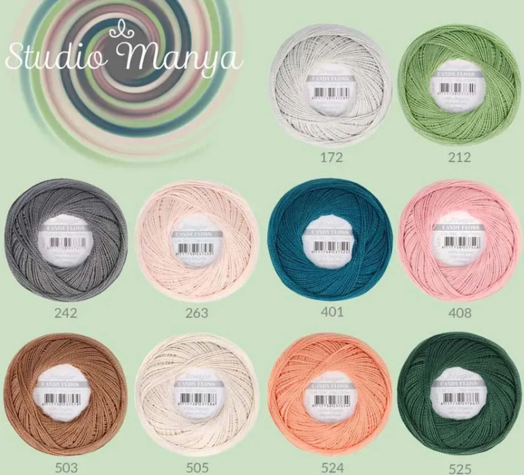 Scheepjes Candy Floss Studio Manya - 10 Kleuren 200g