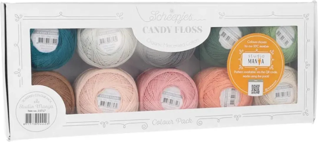 Scheepjes Candy Floss Studio Manya - 10 Kleuren 200g