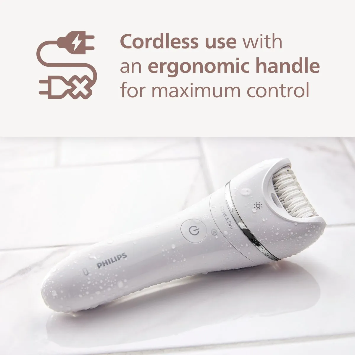 Philips Satinelle BRE770/92 Beautyset - Epilator & Pedicure - 6 Opzetstukken - Wit