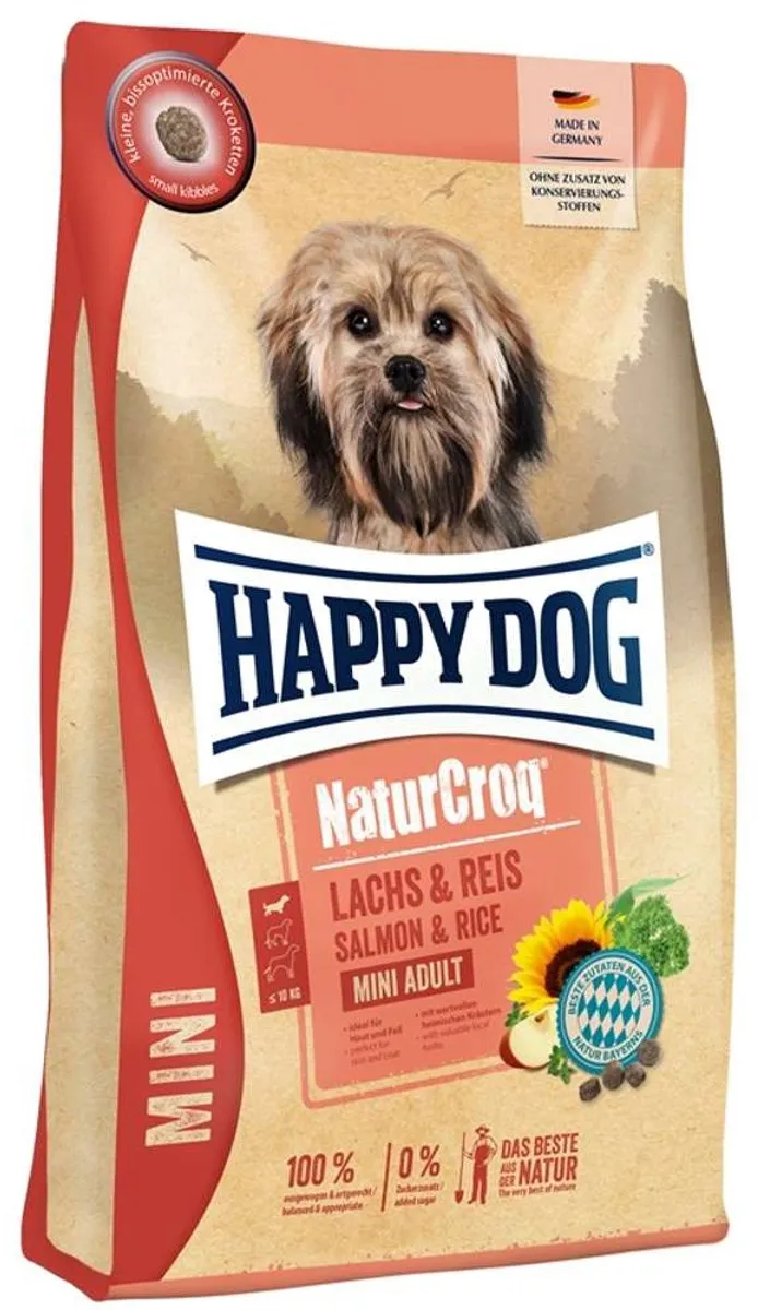 Happy Dog NaturCroq Mini Zalm & Rijst 800g