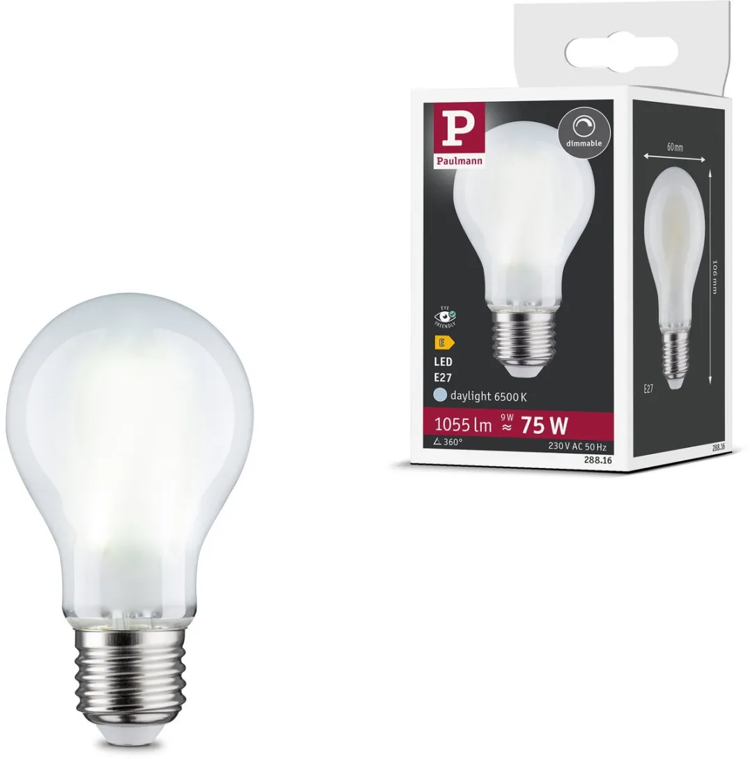 Paulmann Filament LED-gloeilamp E27 9W 1055lm - Mat