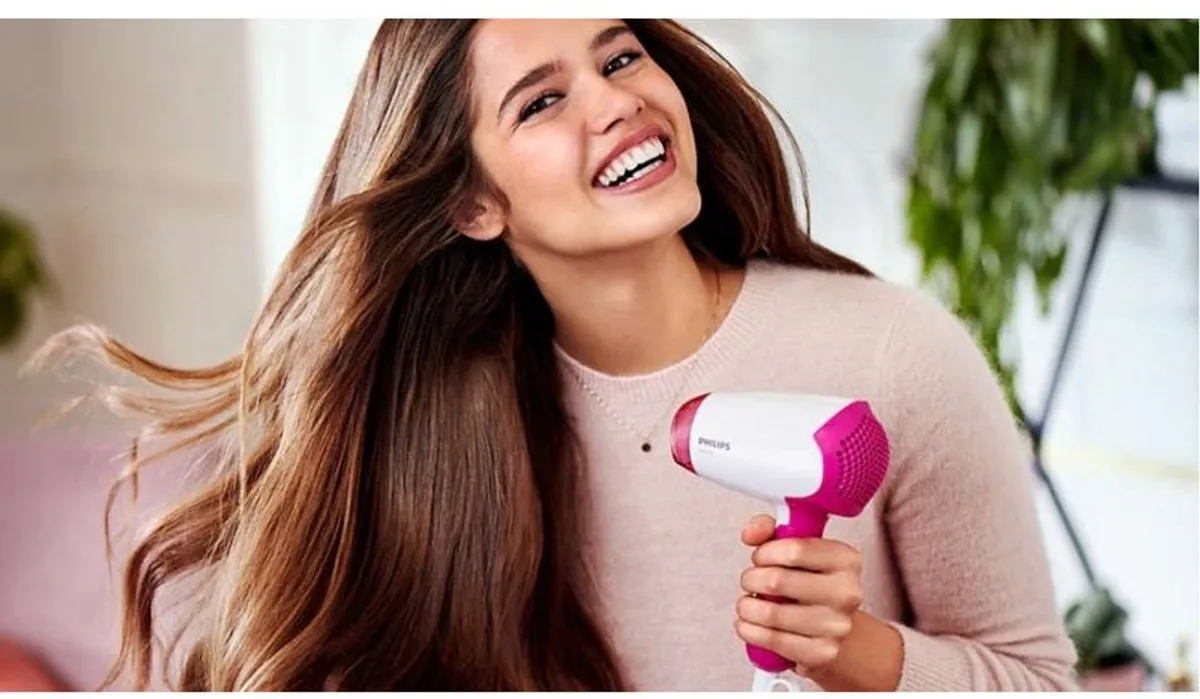 Philips DryCare Theremoprotect Föhn BHD003/00 - Roze/Wit