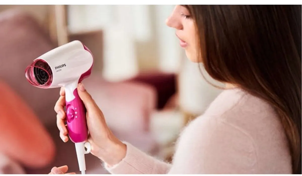 Philips DryCare Theremoprotect Föhn BHD003/00 - Roze/Wit