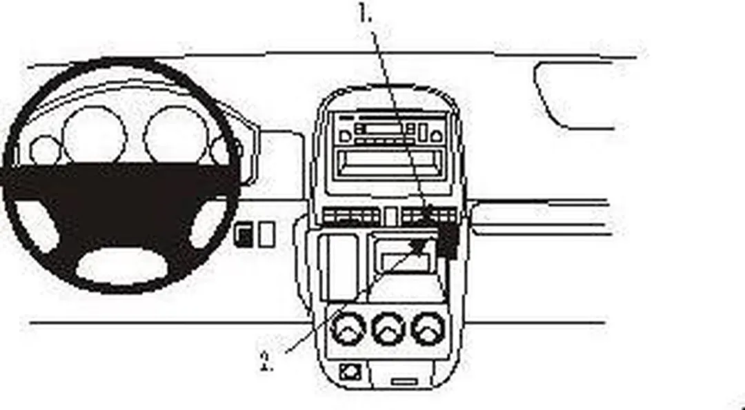 Brodit ProClip 853099 Houder Honda CR-V 2002-2006 - Angled mount