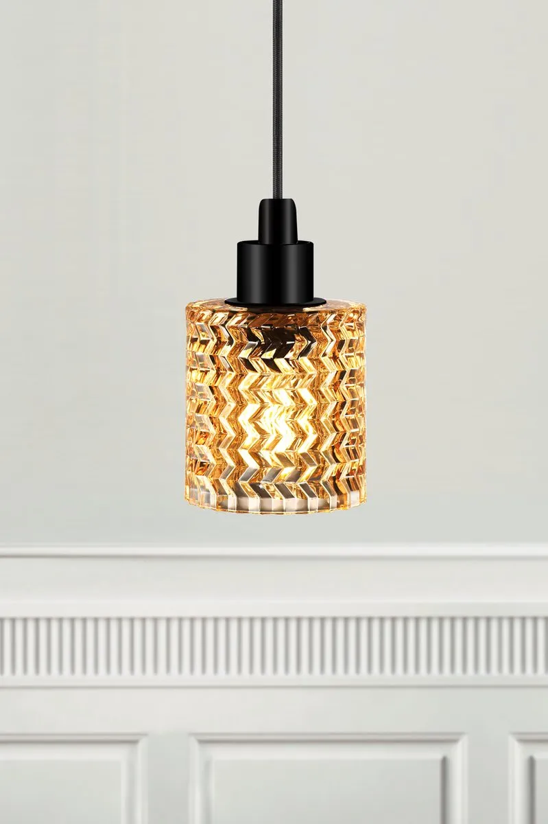 Nordlux Hollywood Hanglamp - Goud glas Ø10.8cm