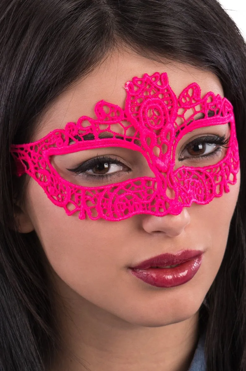 Carnival Toys Verkleedmasker Dames Roze