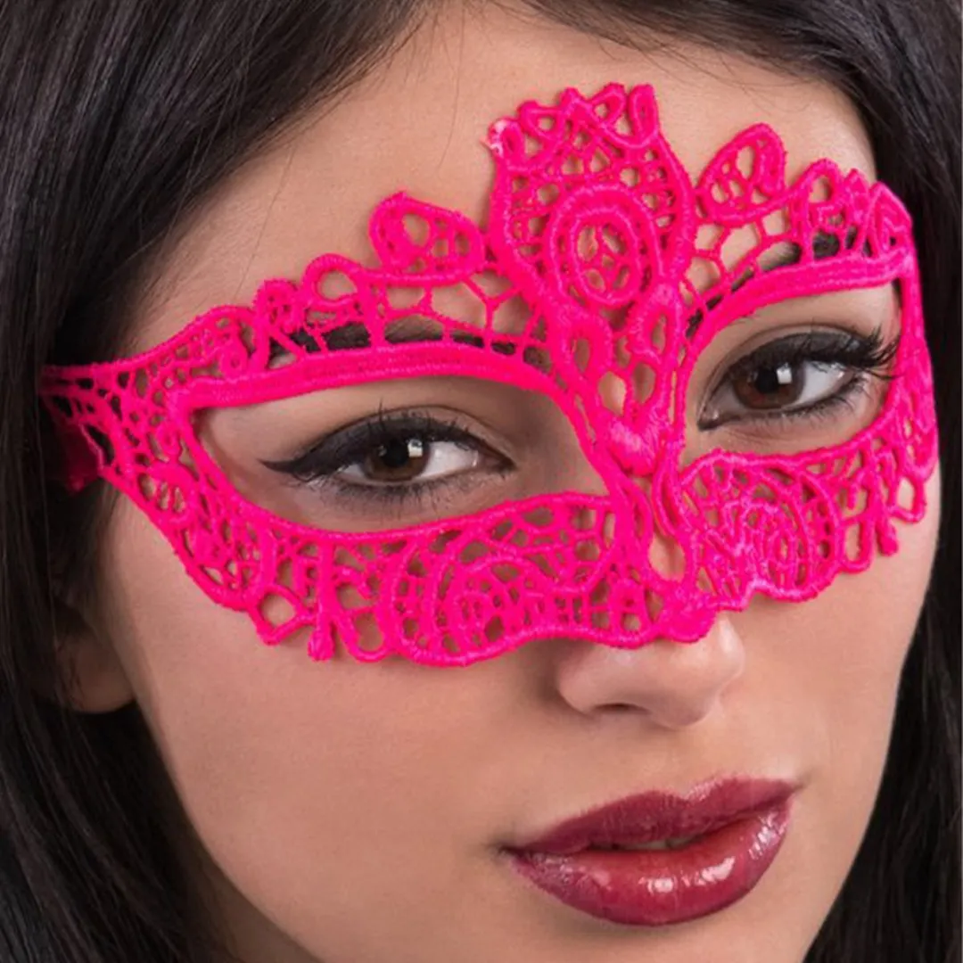 Carnival Toys Verkleedmasker Dames Roze