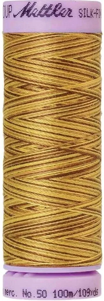 Amann Silk-Finish Cotton Geel-Bruin 100m