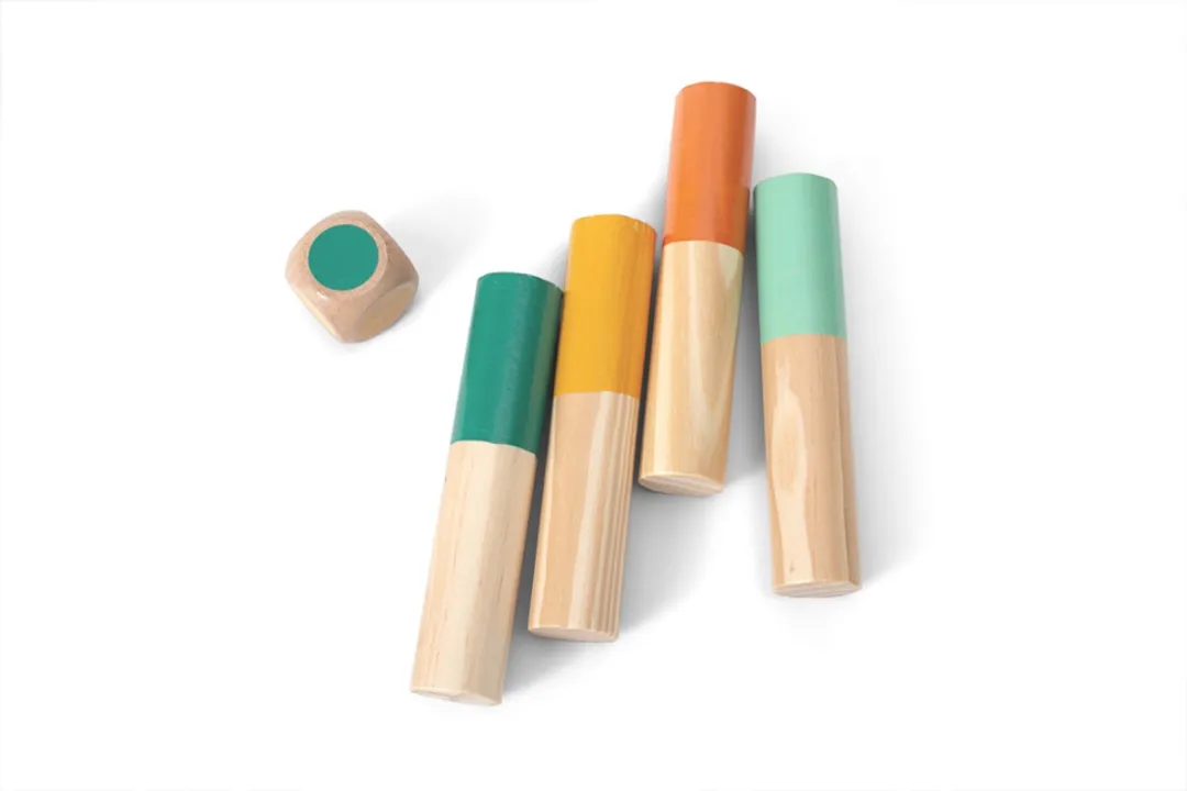 BS Toys Mega Balanstoren GA495 - Balansspel - 30 Stukken