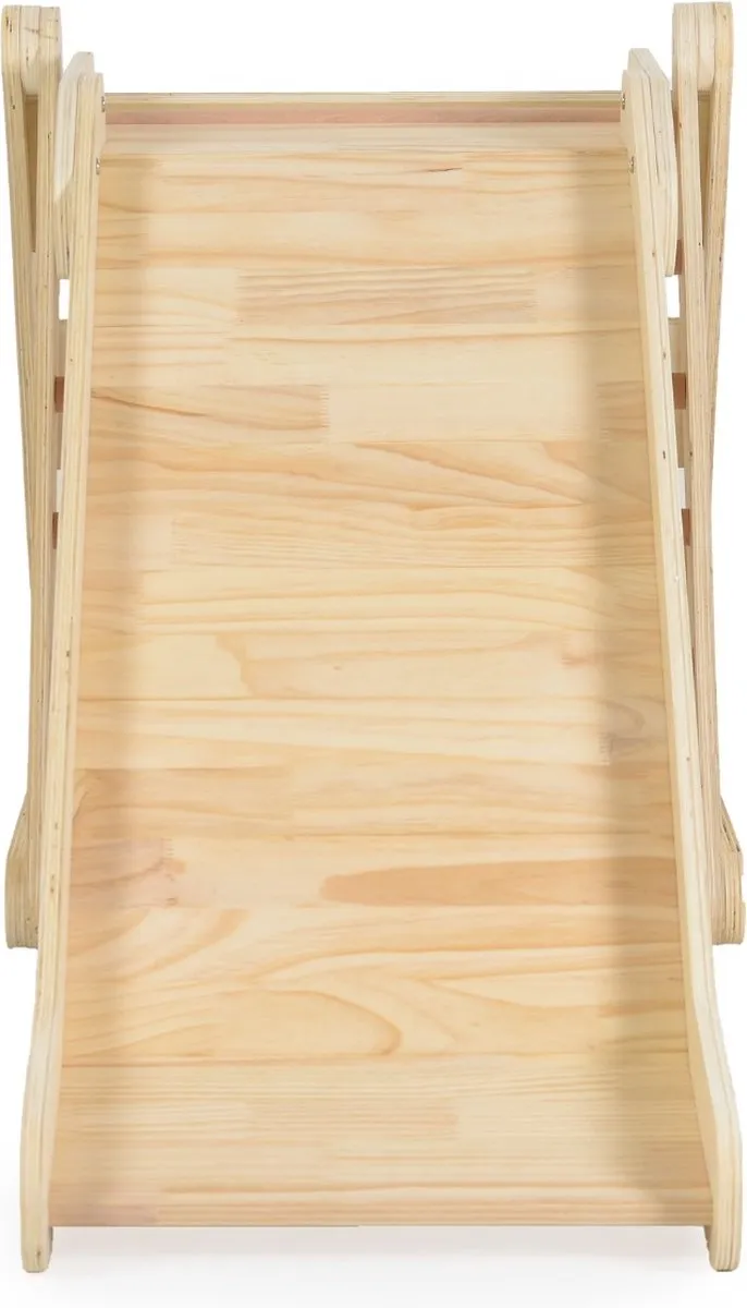 Moni Toys Montessori 3-in-1 Houten Klimrek met Glijbaan