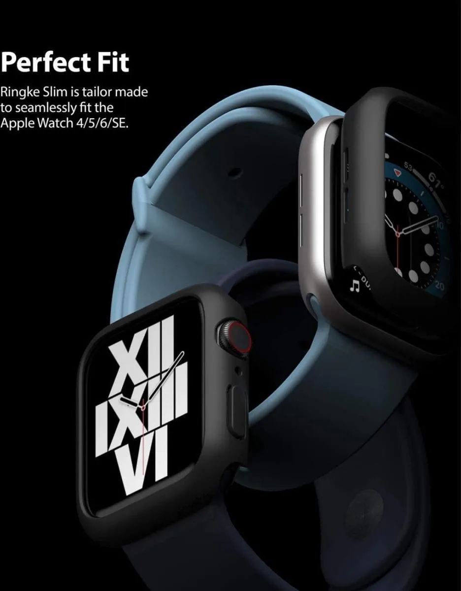 Ringke Slim Hoesje Apple Watch 40mm - 2 Stuks - Zwart
