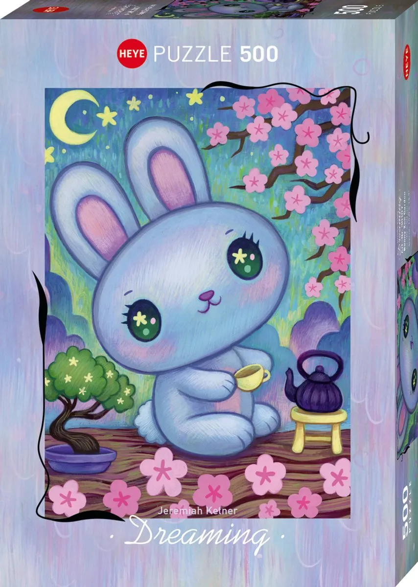 Heye Bunny Zen Garden Puzzel 500 Stuks - Dreaming Serie - Multicolor