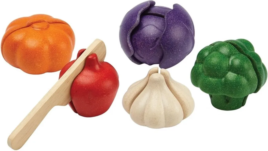 Plantoys Houten Groenten Set