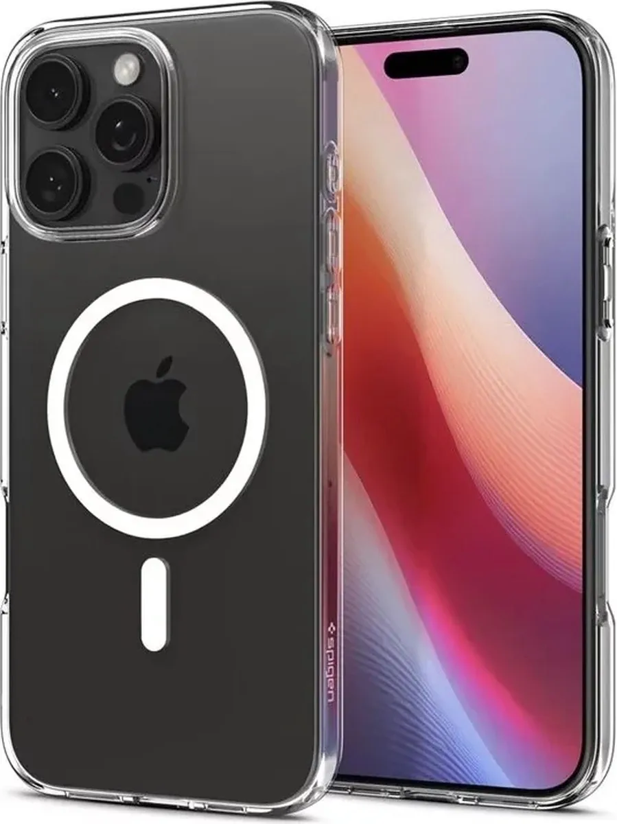 Spigen Liquid Crystal MagFit ACS08387 Hoesje - iPhone 16 Pro Max - Transparant