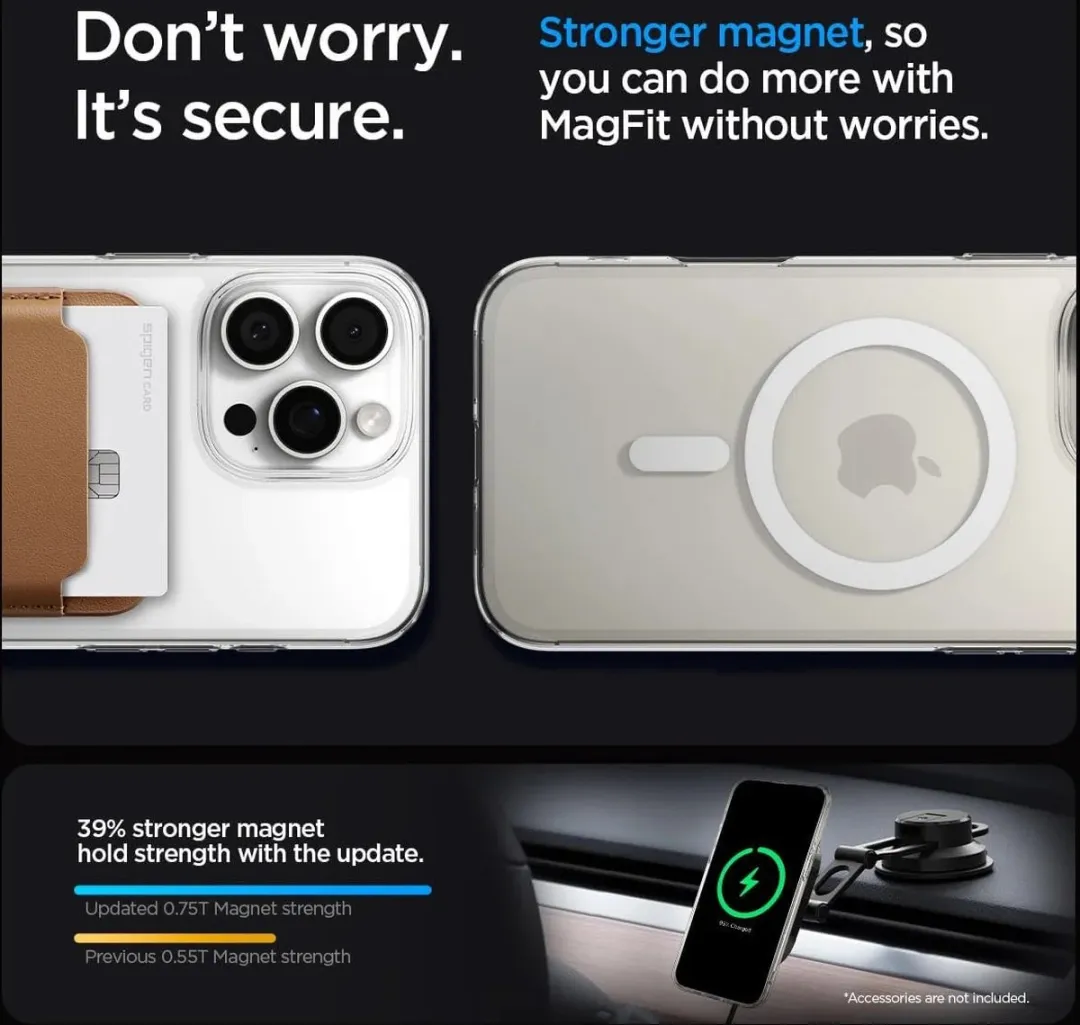 Spigen Liquid Crystal MagFit ACS08387 Hoesje - iPhone 16 Pro Max - Transparant
